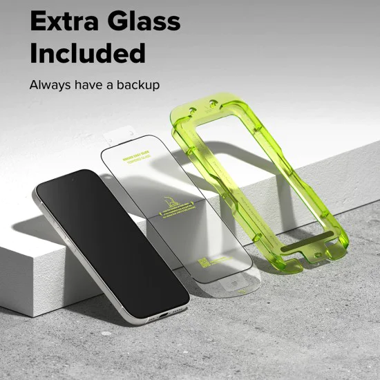 Протектор за iPhone 17 Pro - Ringke - Easy Slide Tempered Glass (2 броя) - Прозрачен