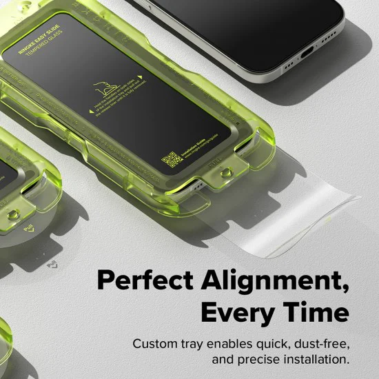 Протектор за iPhone 17 Pro - Ringke - Easy Slide Tempered Glass (2 броя) - Прозрачен