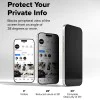Протектор за iPhone 17 Air - Ringke - Easy Slide Privacy Tempered Glass (2 броя) - Черен