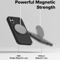 Калъф за iPhone 17 - Ringke - Силиконов магнитен MagSafe - Черен