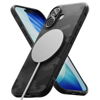 Калъф за iPhone 17 - Ringke - Onyx MagSafe - Камуфлажно Черен
