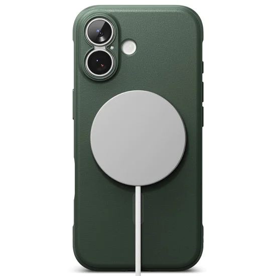 Калъф – Ringke Onyx MagSafe – iPhone 17 – Тъмнозелен