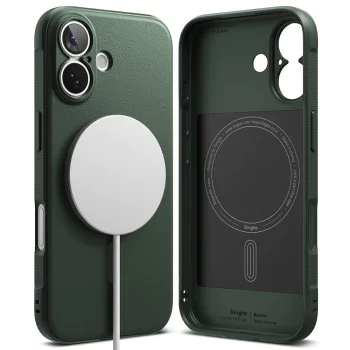 Калъф – Ringke Onyx MagSafe – iPhone 17 – Тъмнозелен