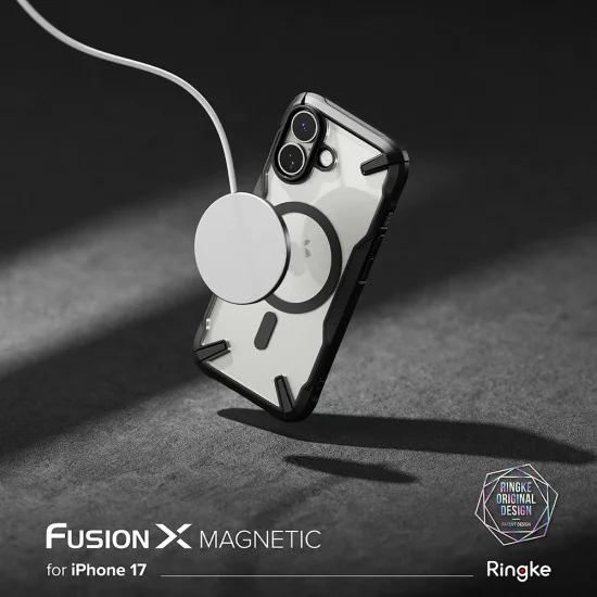 Калъф за iPhone 17 - Ringke - Fusion X MagSafe - Черен