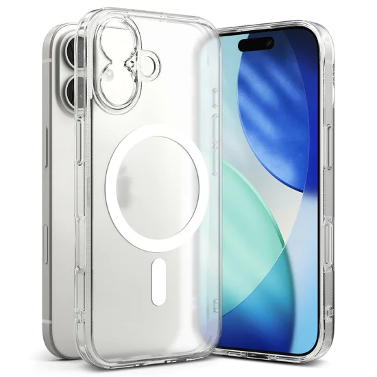 Калъф – Ringke Fusion MagSafe – iPhone 17 – Мат Прозрачен