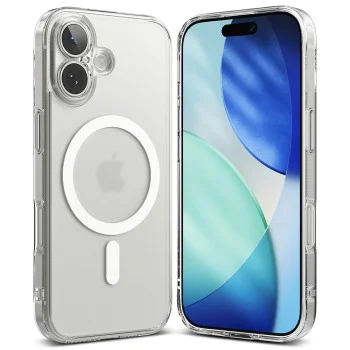 Калъф – Ringke Fusion MagSafe – iPhone 17 – Мат Прозрачен