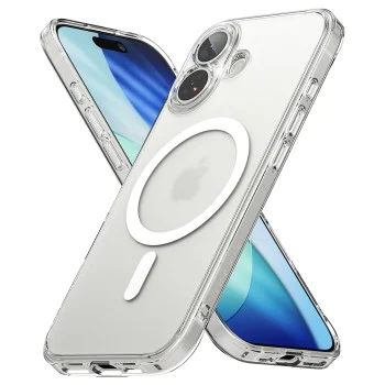 Калъф – Ringke Fusion MagSafe – iPhone 17 – Мат Прозрачен