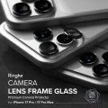 Протектор - Камера за iPhone 17 Pro / iPhone 17 Pro Max - Ringke - Стъклена рамка за обектив на камерата - Черен