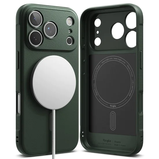 Калъф за iPhone 17 Pro Max – с MagSafe – Ringke Onyx – Тъмно зелен