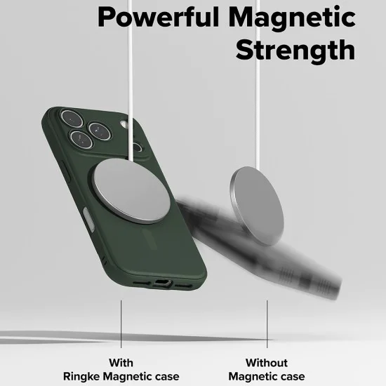 Калъф за iPhone 17 Pro Max – с MagSafe – Ringke Onyx – Тъмно зелен