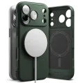 Калъф – Ringke Onyx MagSafe – iPhone 17 Pro – Тъмнозелен