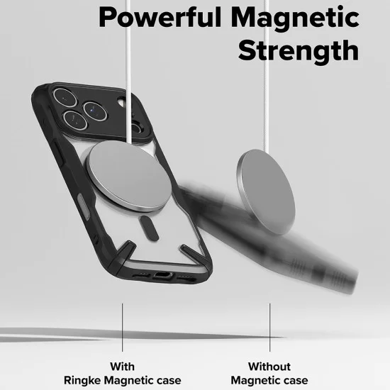 Калъф за iPhone 17 Pro Max - Ringke - Fusion X MagSafe - Черен