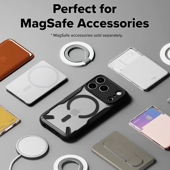 Калъф за iPhone 17 Pro Max - Ringke - Fusion X MagSafe - Черен