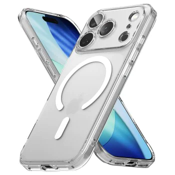 Калъф – Ringke Fusion MagSafe – iPhone 17 Pro Max – Мат Прозрачен