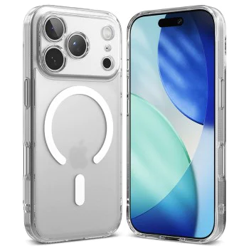 Калъф – Ringke Fusion MagSafe – iPhone 17 Pro Max – Мат Прозрачен