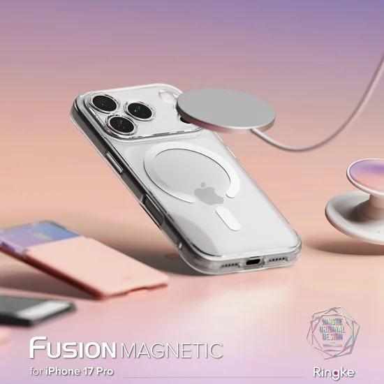 Калъф за iPhone 17 Pro - Ringke - Fusion MagSafe - Прозрачен