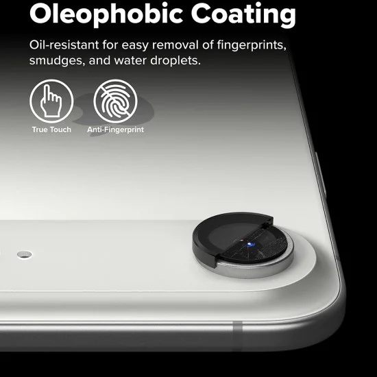 Протектор - Камера за iPhone 17 Air - Ringke - Стъклена рамка за обектив на камерата - Черен