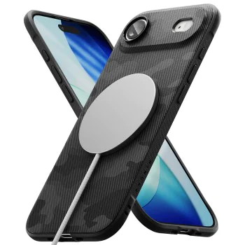 Калъф за iPhone 17 Air - Ringke - Onyx MagSafe - Камуфлажно Черен