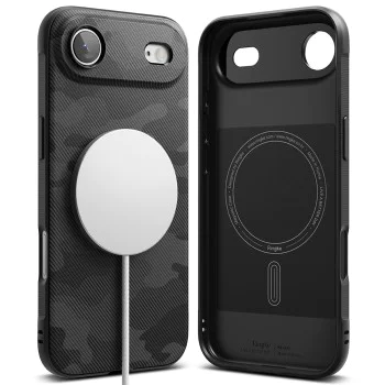 Калъф за iPhone 17 Air - Ringke - Onyx MagSafe - Камуфлажно Черен