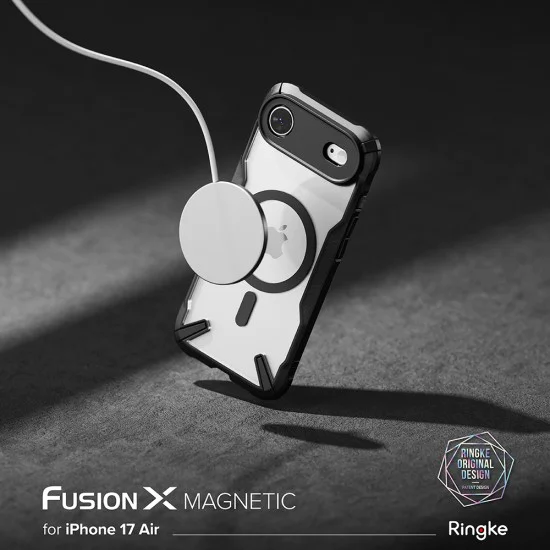 Калъф за iPhone 17 Air - Ringke - Fusion X MagSafe - Черен
