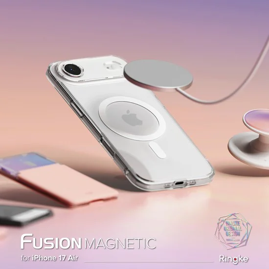 Калъф за iPhone 17 Air - Ringke - Fusion MagSafe - Прозрачен