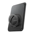 Магнитен портфейл и стойка MagPro 3 (P70385000123-00) - Baseus - до 3 карти, 360° ротация, RFID защита - Космическо черно