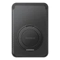 Магнитен портфейл и стойка MagPro 3 (P70385000123-00) - Baseus - до 3 карти, 360° ротация, RFID защита - Космическо черно