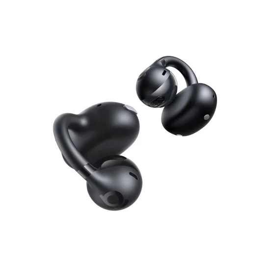 Безжични слушалки Bass BC1 (A0102400) - Baseus - Open-Ear дизайн, SuperBass, 4-микрофона с AI - Черно