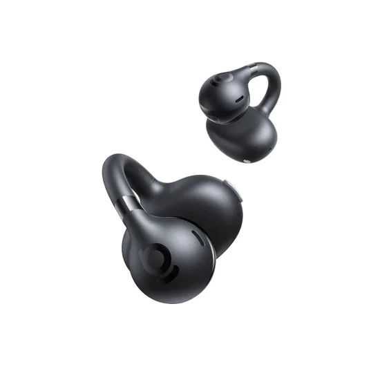 Безжични слушалки Bass BC1 (A0102400) - Baseus - Open-Ear дизайн, SuperBass, 4-микрофона с AI - Черно