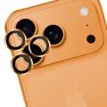 Протектор за камерата за iPhone 17 Pro / iPhone 17 Pro Max - 3mk Lens Protection Pro - Оранжево