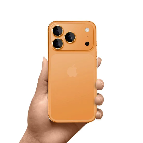 Протектор за камерата за iPhone 17 Pro / iPhone 17 Pro Max - 3mk Lens Protection Pro - Оранжево
