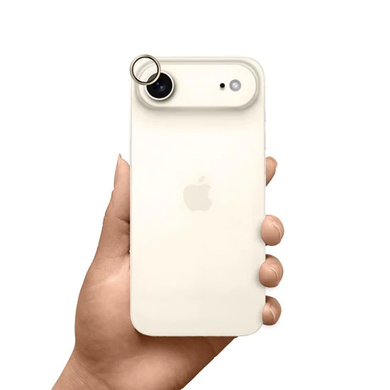 Протектор - Камера за iPhone 17 Air - 3mk - Hardy Lens Protection Pro - Титаниево златист