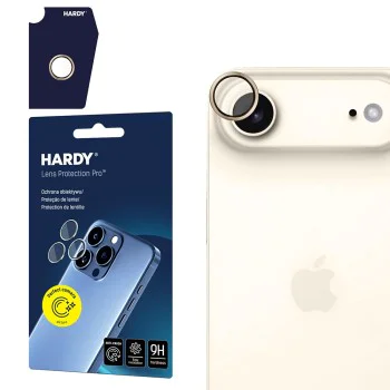 Протектор - Камера за iPhone 17 Air - 3mk - Hardy Lens Protection Pro - Титаниево златист
