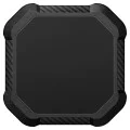 Калъф за Apple AirTag 1 / 2, водоустойчив IPX8, 3M лепило - Spigen - здрав държач за броня - Черен