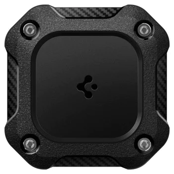 Калъф за Apple AirTag 1 / 2, водоустойчив IPX8, 3M лепило - Spigen - здрав държач за броня - Черен