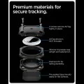 Калъф за Apple AirTag 1 / 2, водоустойчив IPX8, 3M лепило - Spigen - здрав държач за броня - Черен