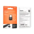 Адаптер – Borofone (BV18) – USB2.0 към Type-C (OTG), Fast Charge – Черен