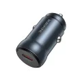 Зарядно за автомобил – Borofone (BZ32 Fresh) – Type-C, Fast Charge, Single Port, 30W – Металик