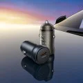 Зарядно за автомобил – Borofone (BZ32 Fresh) – Type-C, Fast Charge, Single Port, 30W – Металик