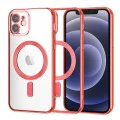 Калъф за iPhone 12 - Luxury Crystal MagSafe - Червен