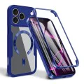 Калъф за iPhone 17 Pro Max - Techsuit - ColorVerse 360 ​​MagSafe Series + Screen Protector - Син