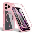 Калъф за iPhone 17 Pro - Techsuit - ColorVerse 360 ​​MagSafe Series + Screen Protector - Розов