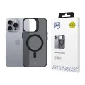 Калъф за iPhone 16 Pro Max - 3mk - Smoke MagCase - Черен