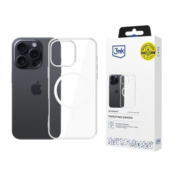 Калъф за iPhone 16 Pro Max - 3mk - Прозрачен MagCase - Прозрачен