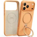 Калъф за iPhone 17 Pro Max - Torras - QPRO силиконова серия - Оранжев