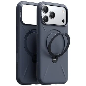 Калъф за iPhone 17 Pro Max - Torras - QPRO Silicone Series - Син