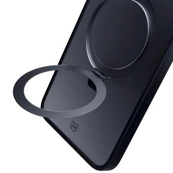 Калъф за iPhone 16 Pro Max - 3mk - Smoke Case Mag&Stand - Черен