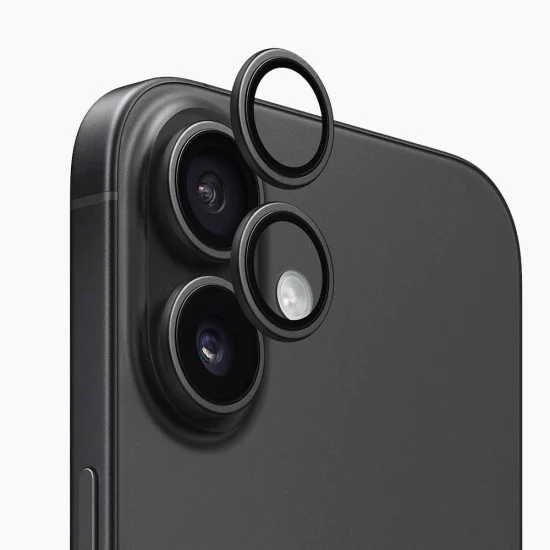 Протектор - Камера за iPhone 17 - ANANK - AR предпазител за обектив - Черен