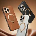 Калъф за iPhone 17 Pro Max - Torras - QPRO Leather Series - Кафяв