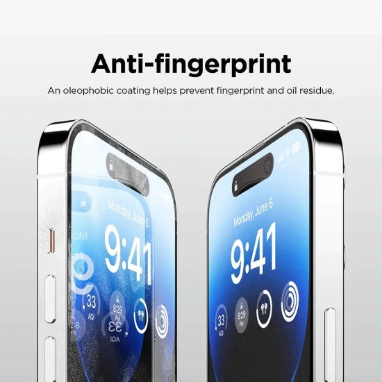 Протектор за протектор за екран с пръстови отпечатъци - ANANK - 2.5D 5X Reinforced Anti - iPhone 17 Pro